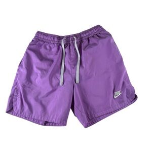 NIKE Men's Athletic Woven Flow Shorts 6" Inseam Light Purple Size Small